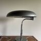 Authentic metal long neck grey lamp