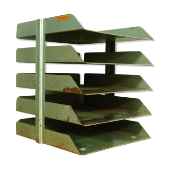 Vintage industrial metal mail sorter Rapidclass