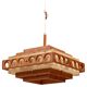 Teak chandelier Anonymous Artistics Sweden 1960