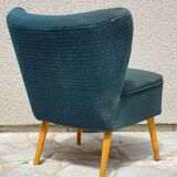 Midnight blue vintage cocktail chair