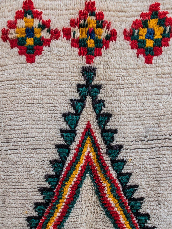Azilal, 240 x 123 authentic hand made wool rug
