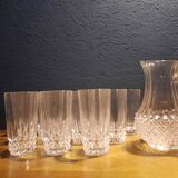 12 verres cristal d'Arques - modèle Longchamp- rétro