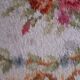 Pair of vintage carpets wool floral décor 137x68cm