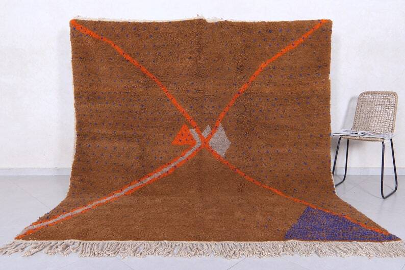 Brown Moroccan rug 150/250cm