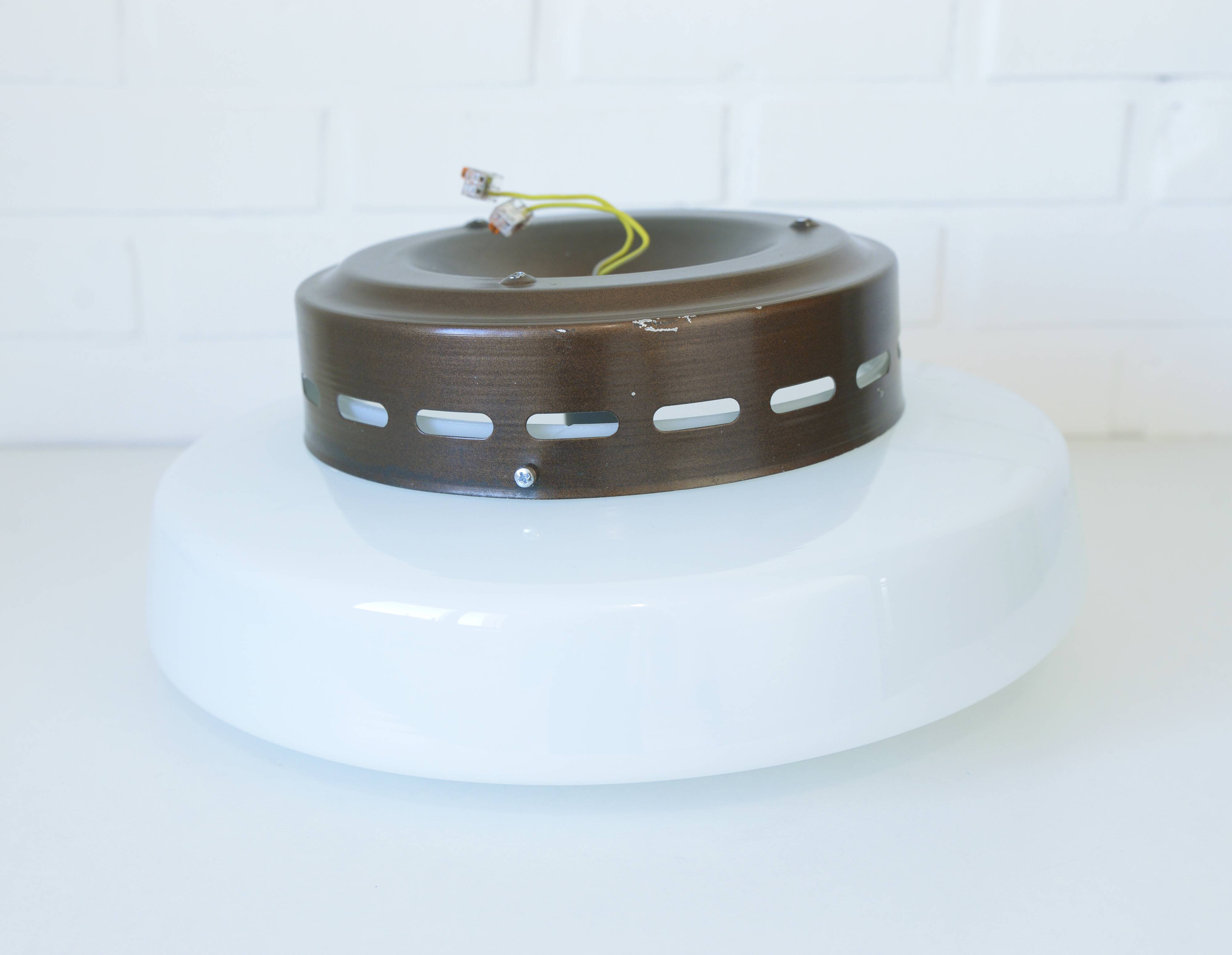 Extra large vintage sconce mid century modern ceiling light 1980's