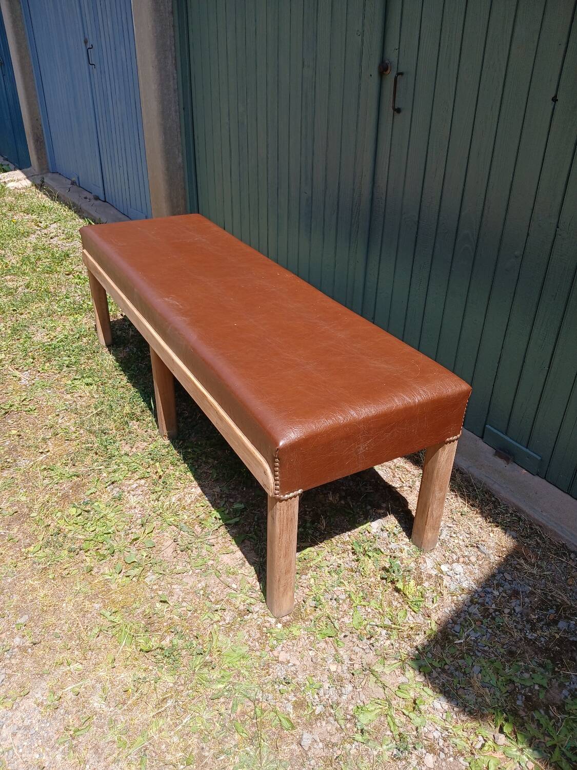 Old brasserie bench