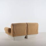 Modular sofa Sofalette with ottoman by Otto Zapf for Vitsoe, 1970s