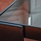 Vintage coffee table by Gianfranco Frattini for Cassina, grey lacquered beech.