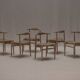 Model FH 1934 dining chairs by Hans J. Wegner