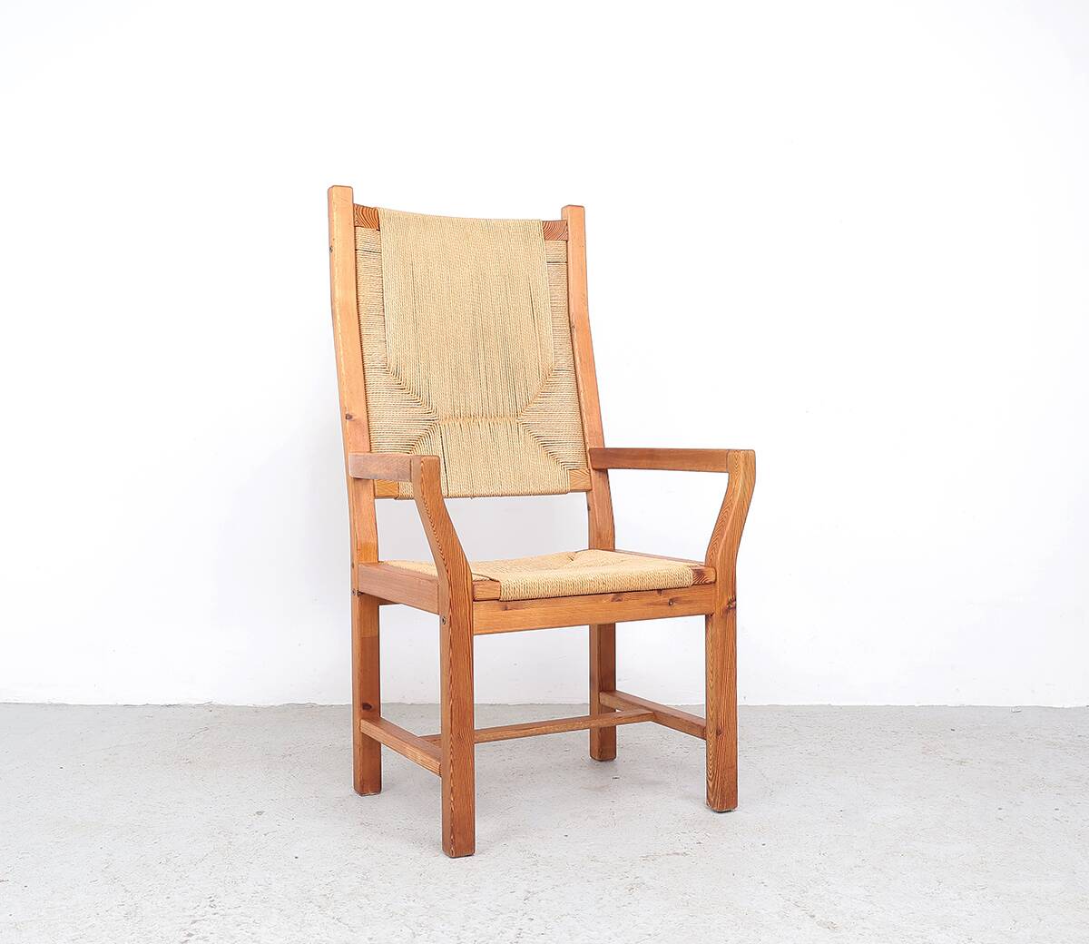 Tage Poulsen high armchair for Gramrode, 1970s