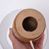 Paire de lampes de table en grès faites à la main du milieu du siècle, modèle 3001 par Einar Johansen pour Soholm