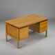 Mid-Century Oak Freestanding Desk from GV Møbler, 1970s