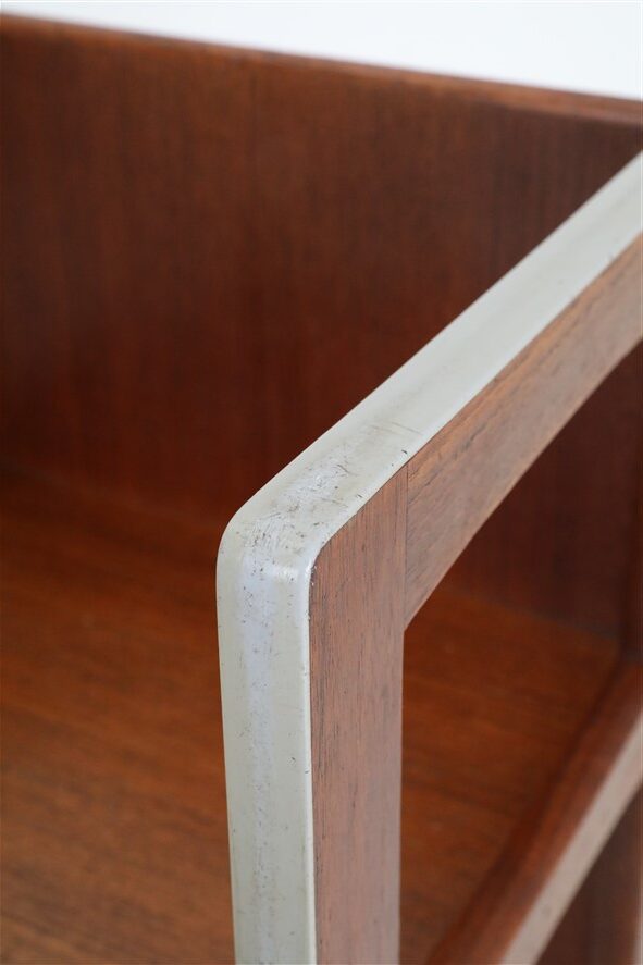 Set of 3 teak convertible children's chairs / stools / side tables, 1960s