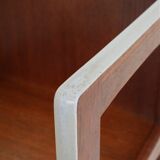 Set of 3 teak convertible children's chairs / stools / side tables, 1960s