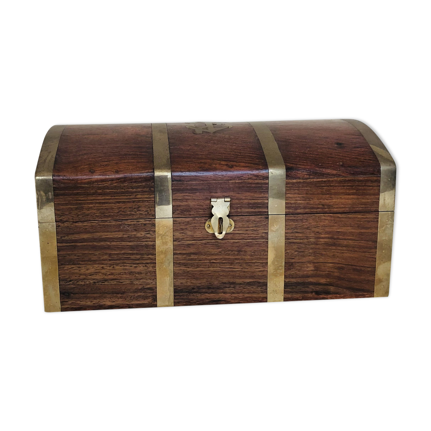 Large exotic wooden box