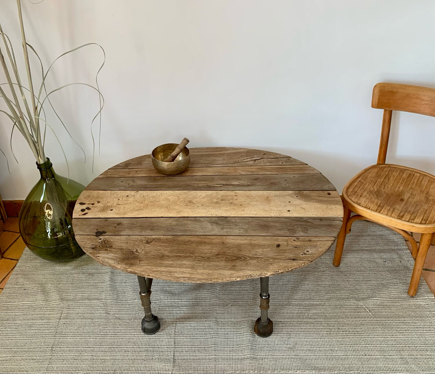 Industrial coffee table