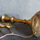 Old solid brass lamp base