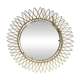Vintage gold sunburst mirror / solar mirror