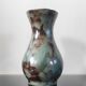 Vase balustre vintage en céramique émaillée