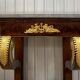 Small Restoration style mahogany console