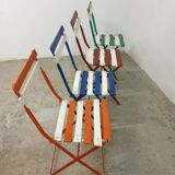 Bistro folding chairs garden