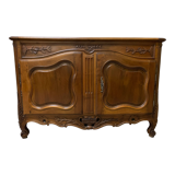 openwork Provençal credenza in walnut of the eighteenth century
