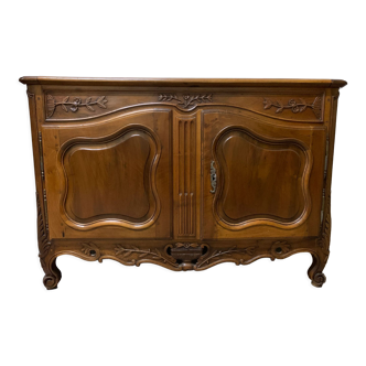 openwork Provençal credenza in walnut of the eighteenth century