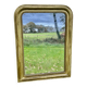 Antique Louis Philippe mirror, slightly demercurized, as is.