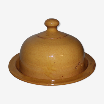 Old vintage glazed earth cheese bell