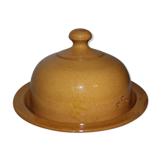 Old vintage glazed earth cheese bell
