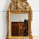 Gilded wood mirror, Louis XVI style - 1st part XXth - 60x30cm