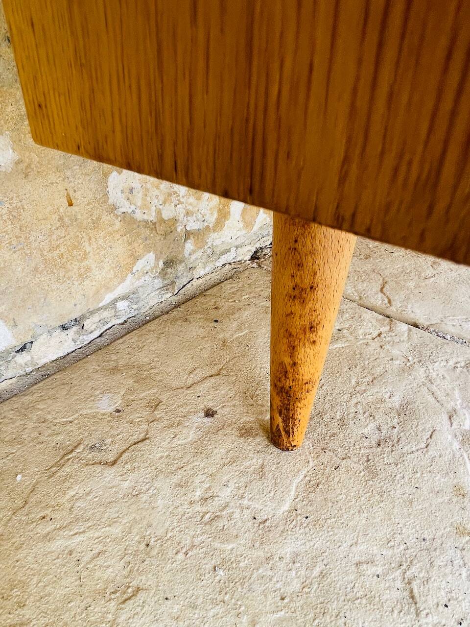 Vintage 4-drawer chest of drawers by Capelle, circa 1960s