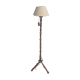Lampadaire en bois tourné vintage