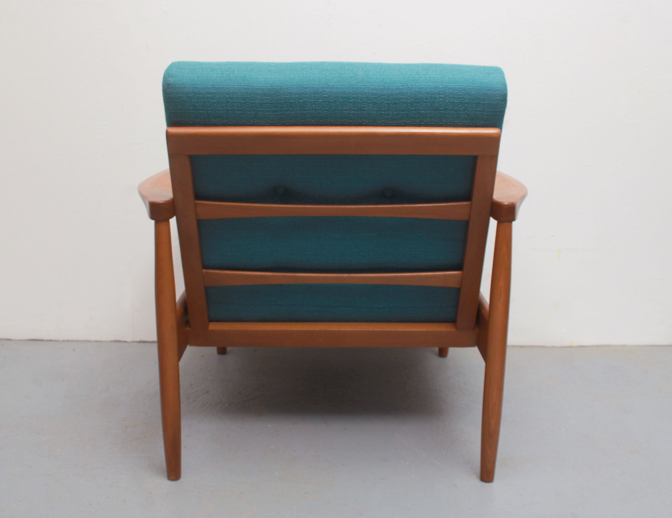 1960s armchair in petrol