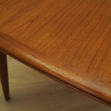 Teak table, Danish design, 1970s, made in Denmark