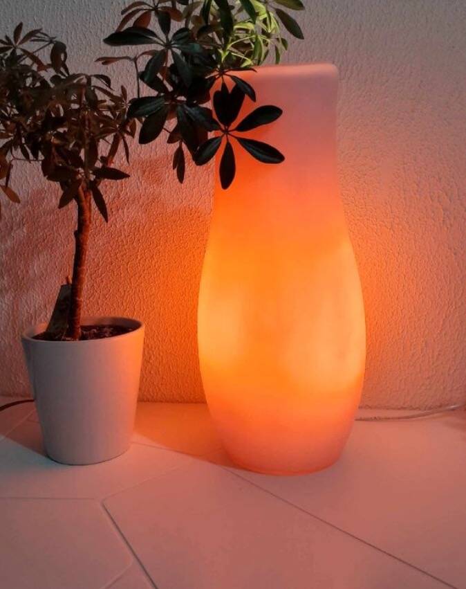 IKEA mylonit lamp in vintage glass 1980
