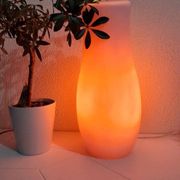 Lampe IKEA mylonit en verre vintage 1980