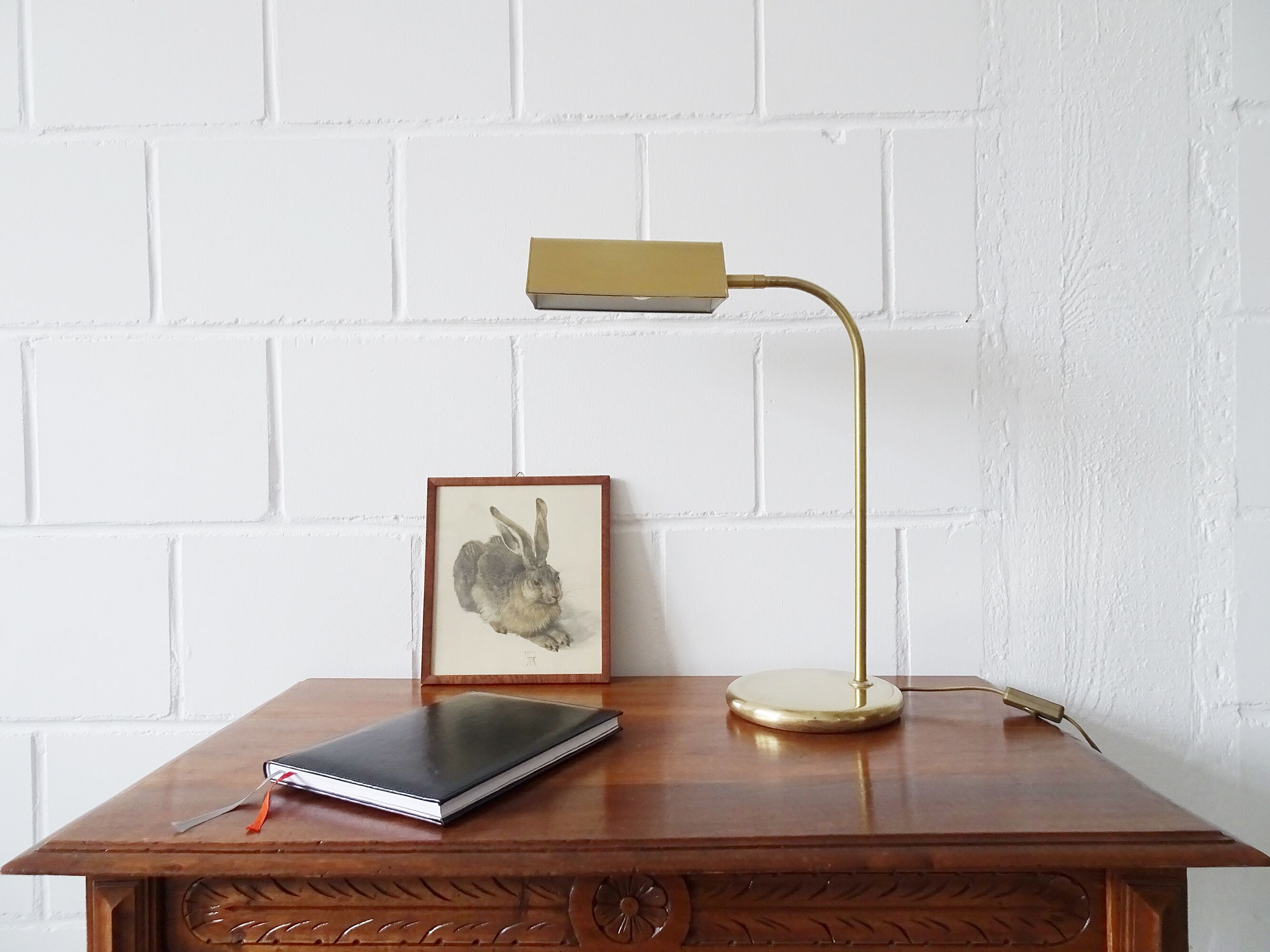 Brass desk lamp from OMI