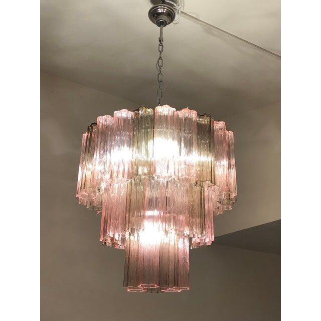 Italian Murano Style Glass Sputnik Chandelier, Set of 2 or Pair of Chandeliers