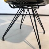 Fauteuil structure métallique années 50
