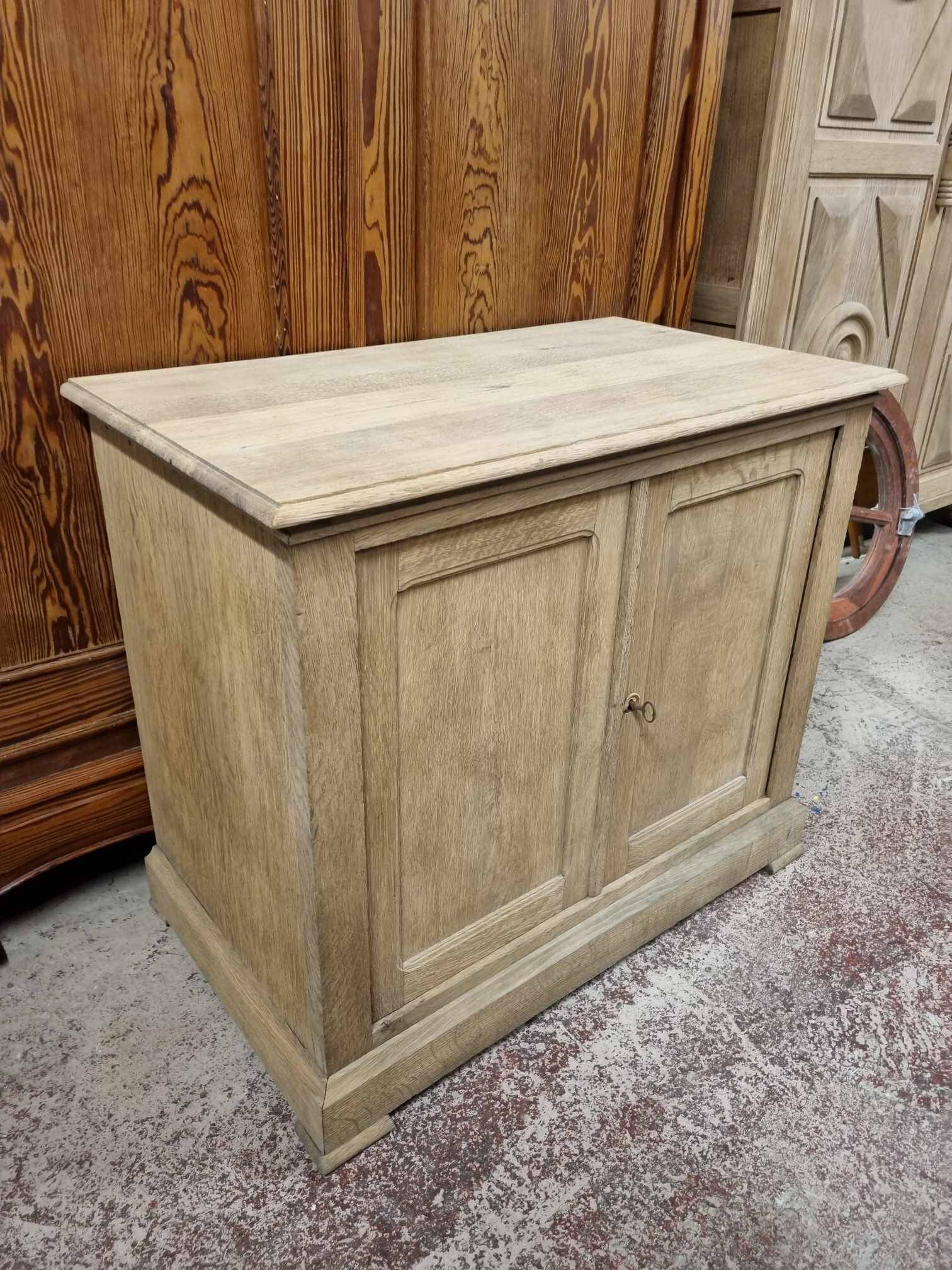 Small oak sideboard