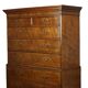 Antique mahogany commode, George III style, 19th century.