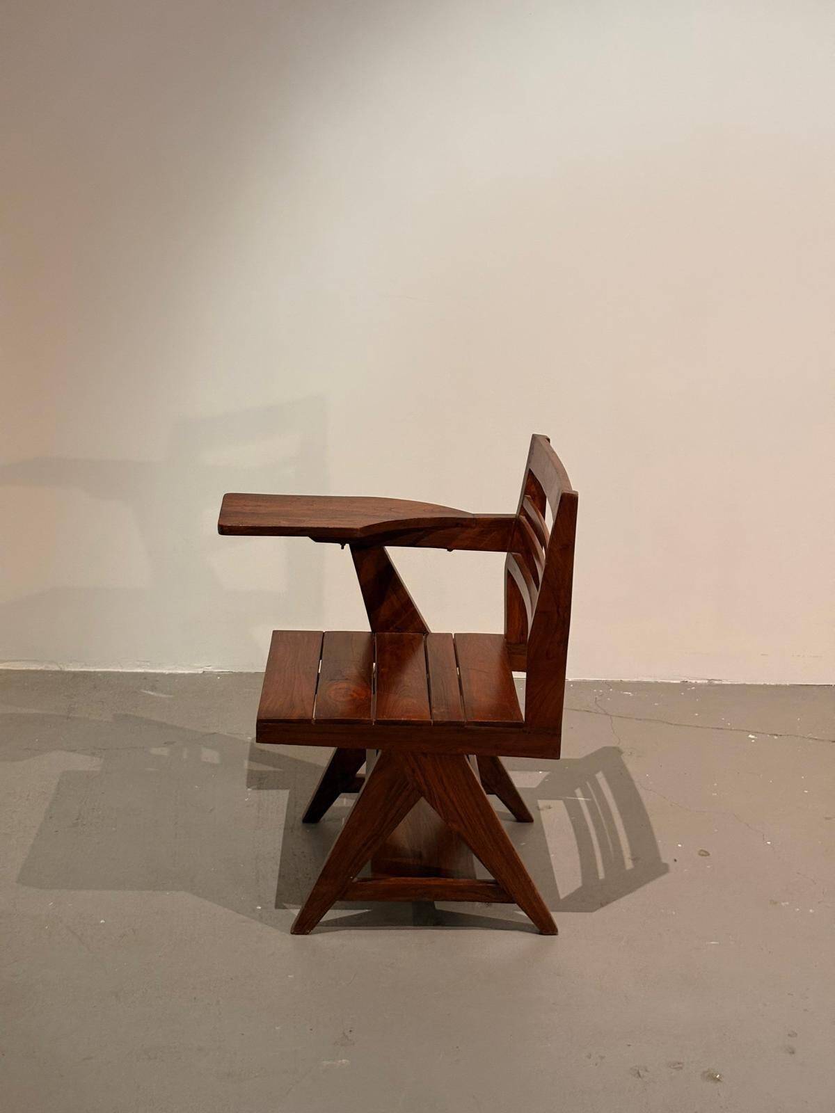 Pierre Jeanneret Original Armchair SI-26-C / Writing Chair, Mid-Century Modern