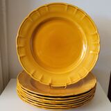 8 assiettes plates Luxceram ADP