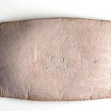 Empty ceramic pocket, abstract relief decoration, 70s