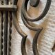 Pair of neoclassical wrought iron wall lights
