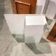 Series of 10 white laqué metal wall light 1960s