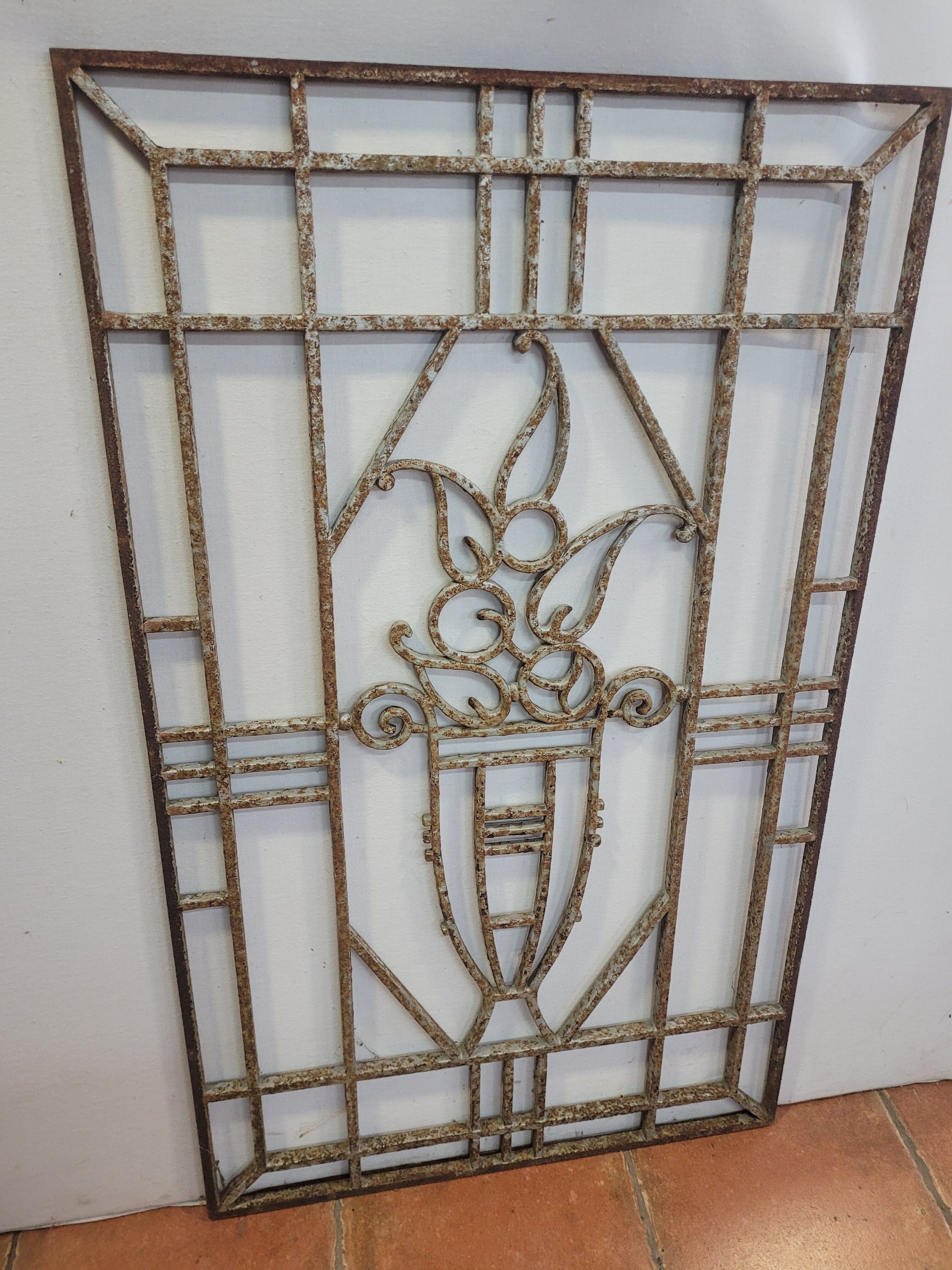 Old wrought iron gate