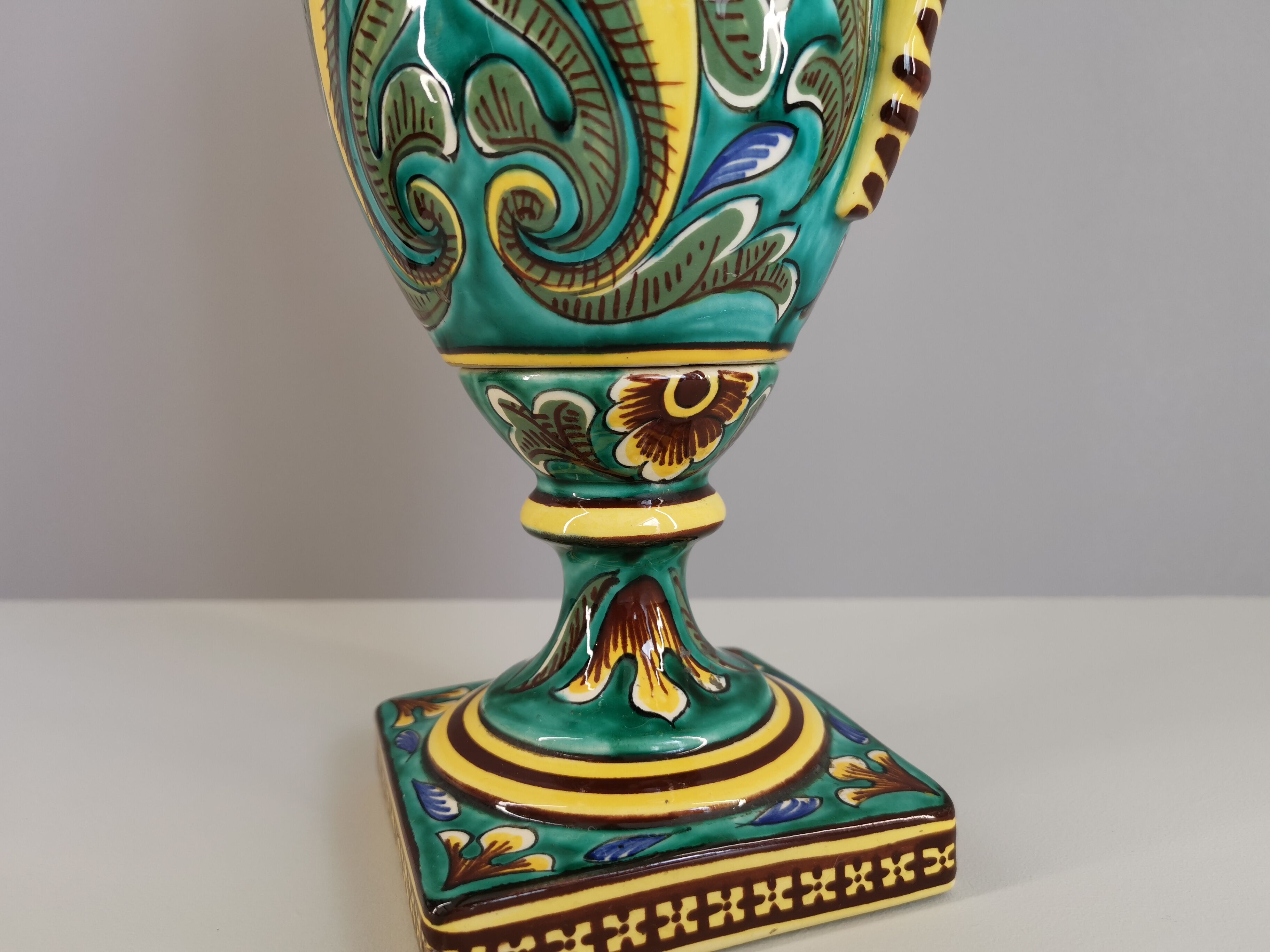 Gabriel Fourmaintraux Pottery of Desvres lamp base