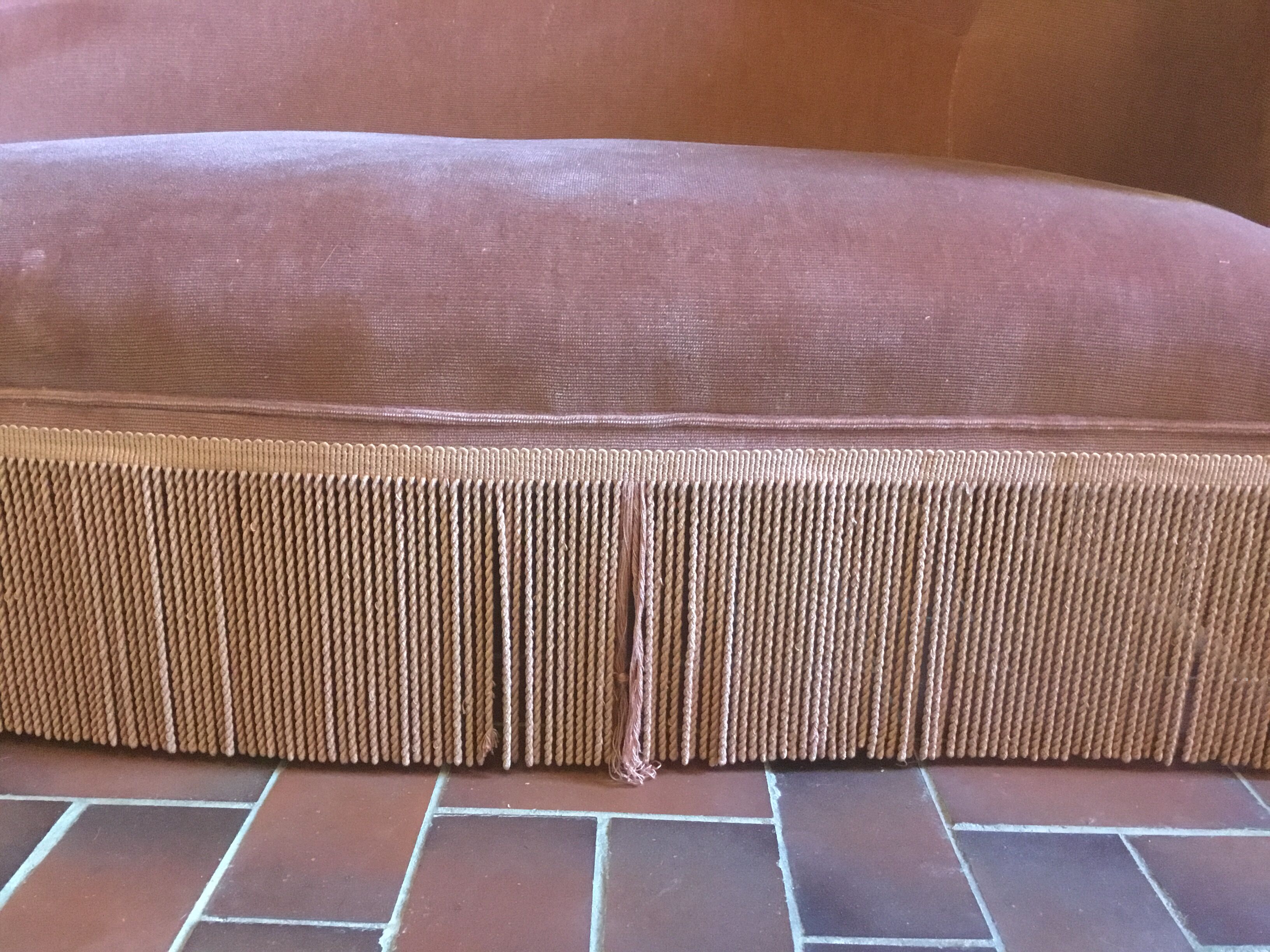 Bench velvet pink